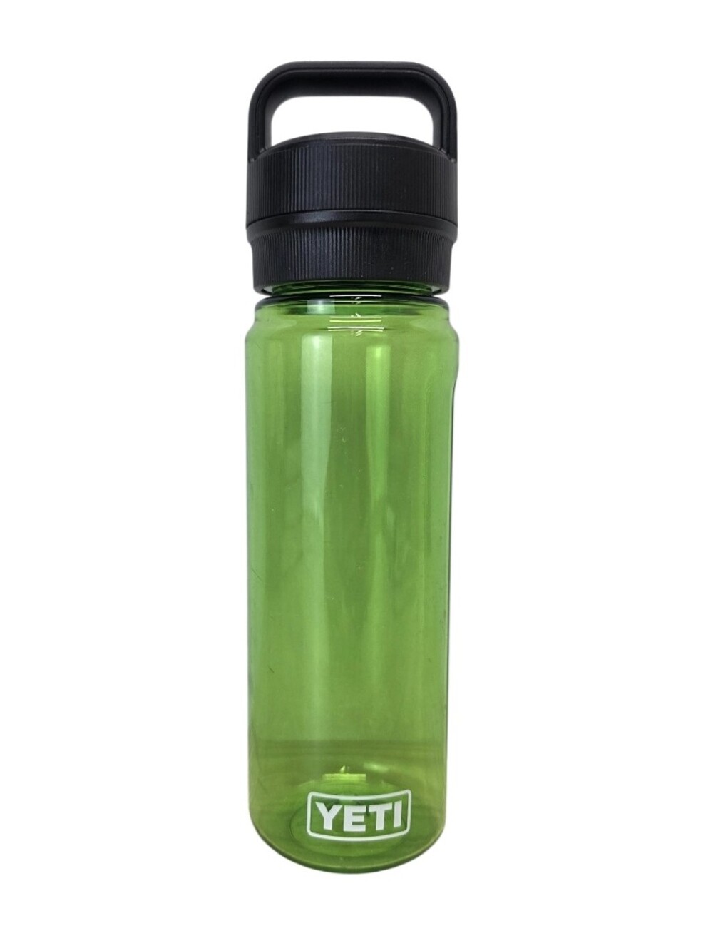 Yeti Green Clear Bottle with Black Handle Lid